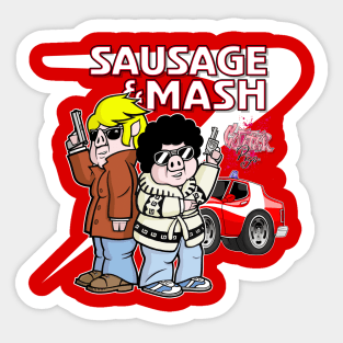 Gutter Pigs Sausage & Mash Sticker